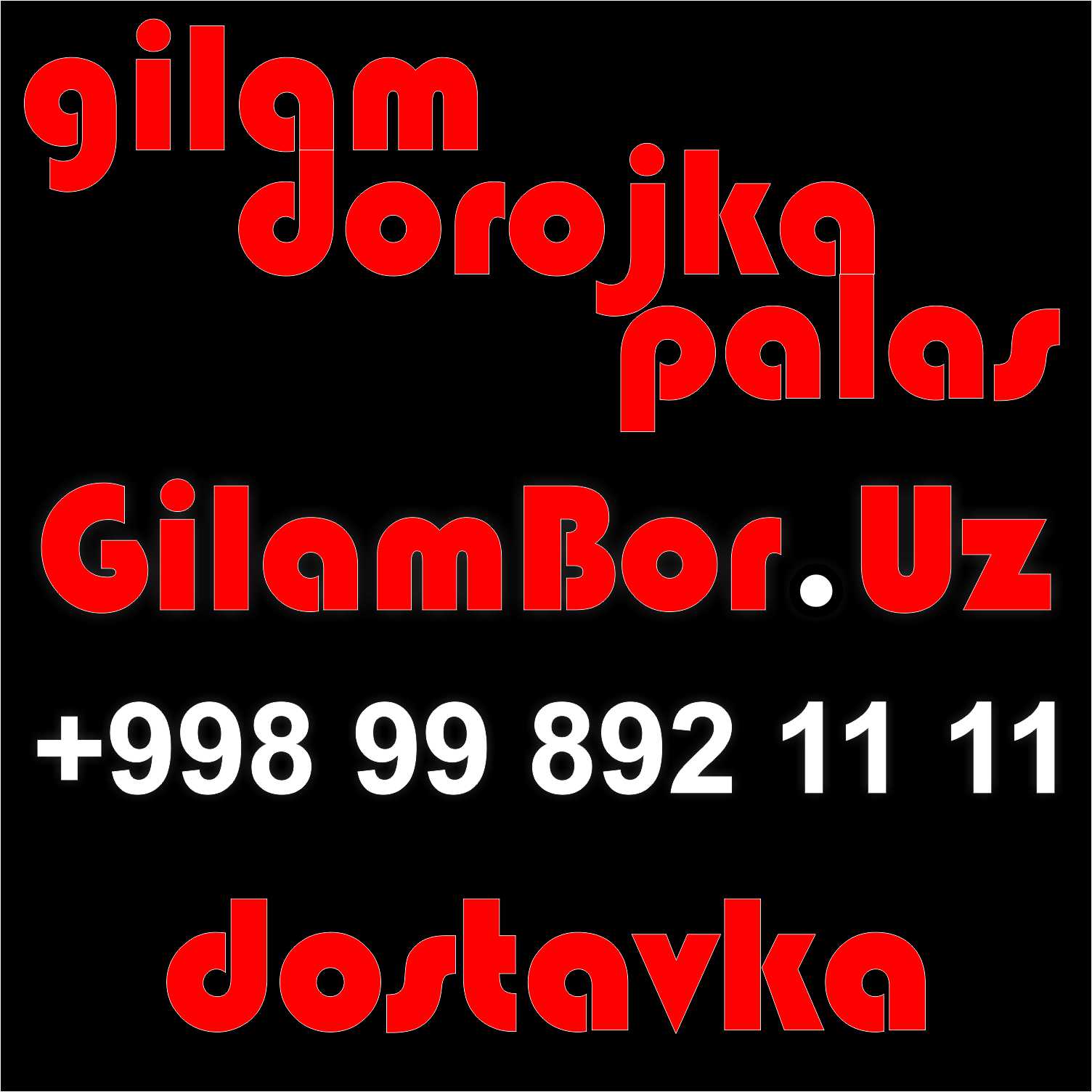  GilamBor.Uz Gilam Chinobod Toshkent Gilam Narxlari Toshkent, Metraj Gilam Narxlari, Sag Gilam Narxlari, Arzon Gilamlar, Gilam Yuvish, Palas Gilam Narxlari, Chinobod Gilam, Chinobod Gilam Narxlari, Chinobod Gilam Baza, Qibray Chinobod Gilam Bozori, Chinobod Gilam Bozori Конкурсы 
